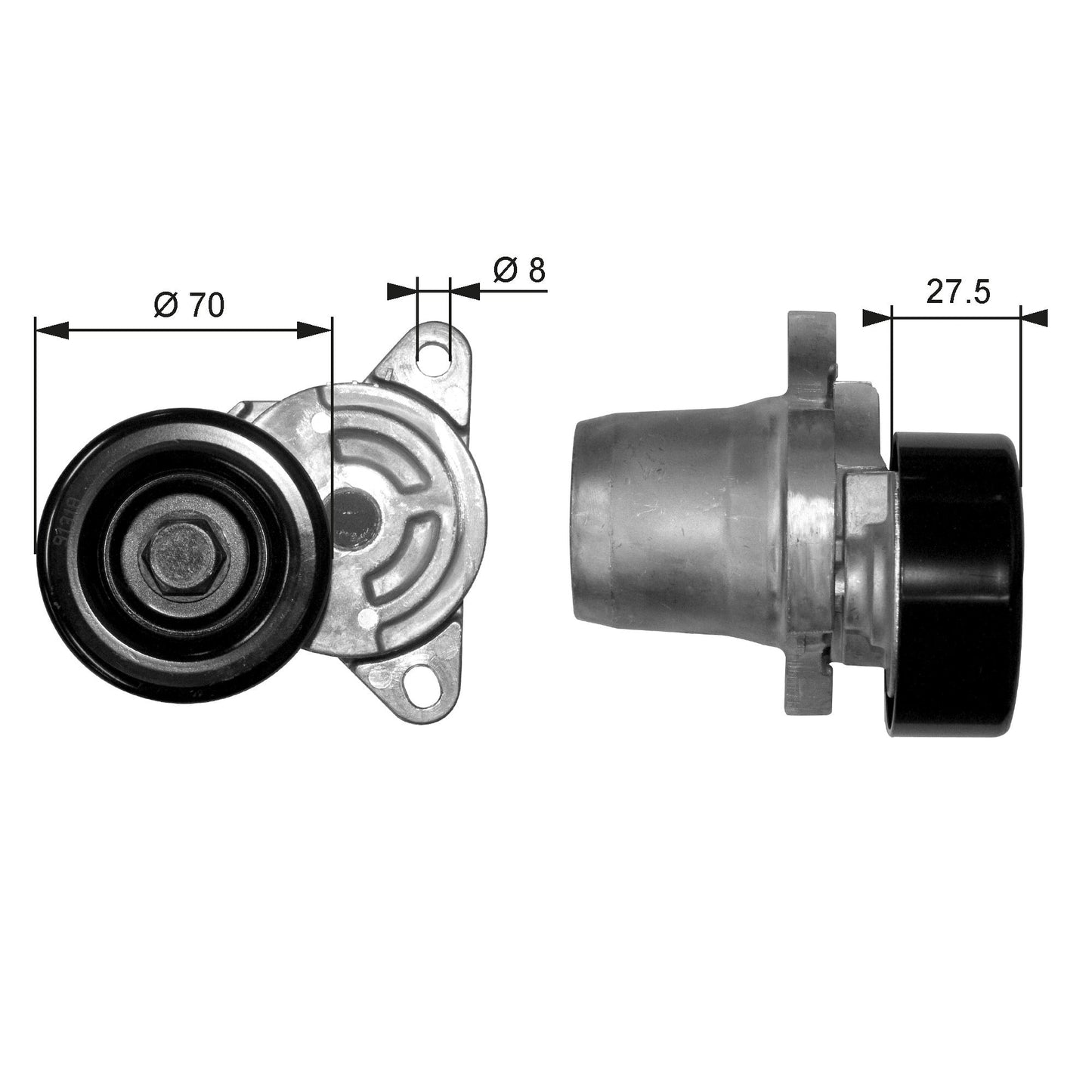GATES GATT38454 V-Ribbed Belt Tensioner Lever