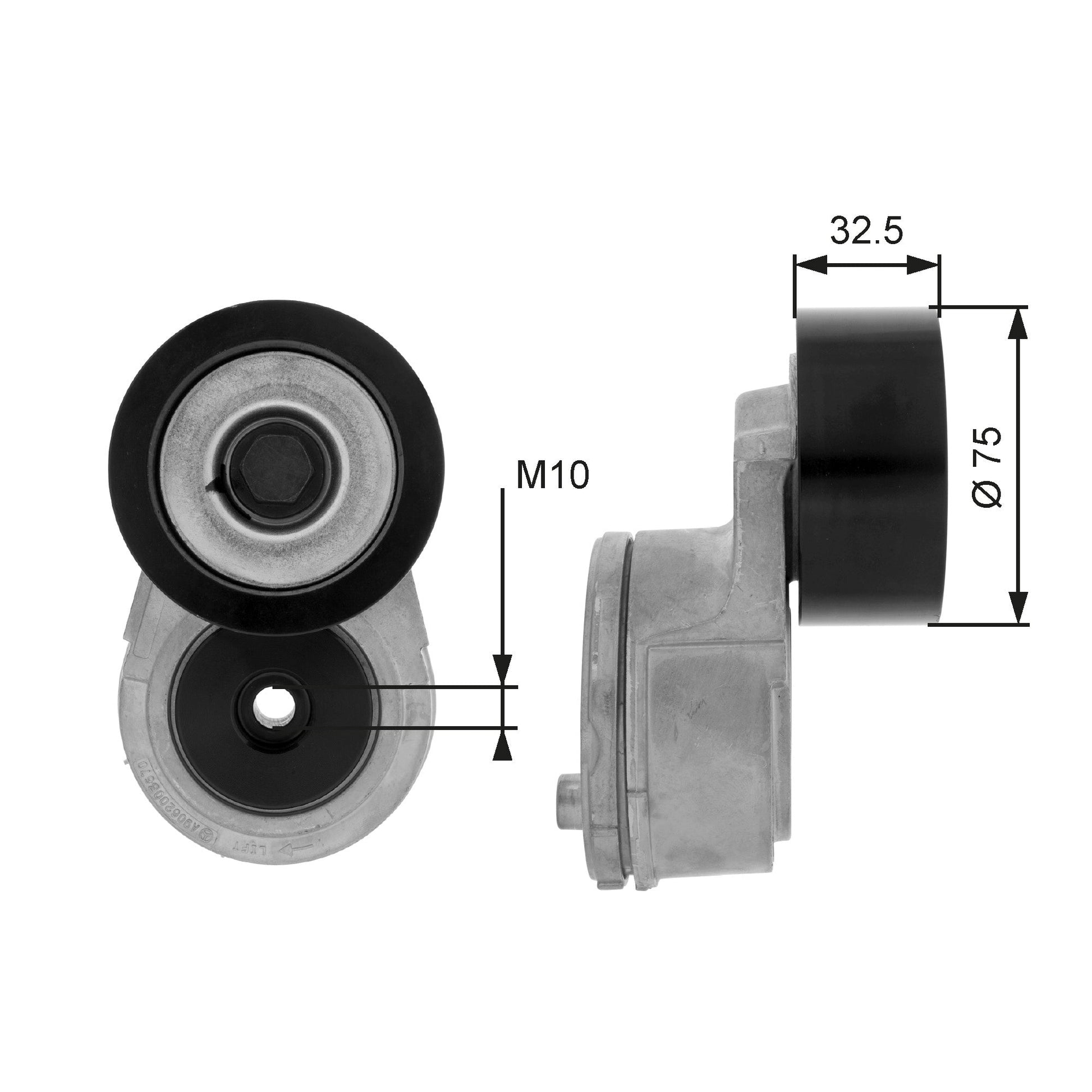 GATES GATT38568 V-Ribbed Belt Tensioner Lever