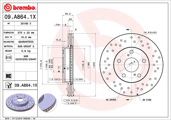 DELPHI LH7380 Brake Hose