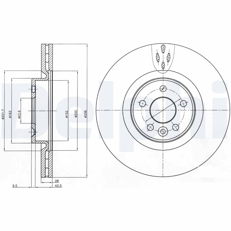 WABCO 1588709208 Pretensioning Cylinder