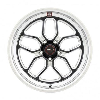 Weld S15288022P15 Laguna Drag S152 Wheel 18x8 5x120 ET15 BS5.1 Gloss Black MIL - DIA