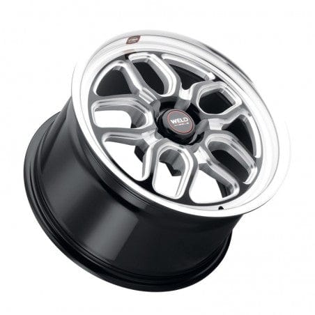Weld S15270022P42 Laguna Drag S152 Wheel 17x10 5x120 ET42 BS7.2 Gloss Black MIL - DIA