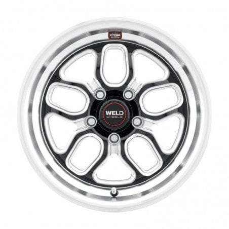 Weld S152B0063P50 Laguna Drag S152 Wheel 15x10 5x120.65 ET50 BS7.5 Gloss Black MIL - DIA