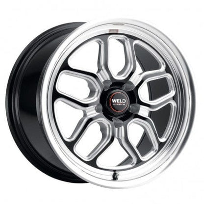Weld S15270075P38 Laguna Drag S152 Wheel 17x10 5x127 ET38 BS7 Gloss Black MIL - DIA