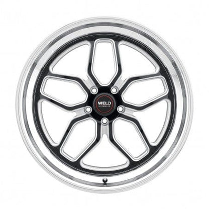 Weld S10776063400 Laguna S107 Wheel 17x6 5x120.65 ET13 BS4 Gloss Black MIL - DIA