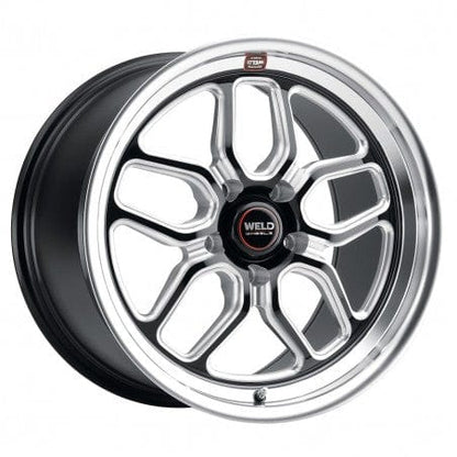 Weld S10792062P50 Laguna S107 Wheel 19x12 5x120.65 ET50 BS8.5 Gloss Black MIL - DIA