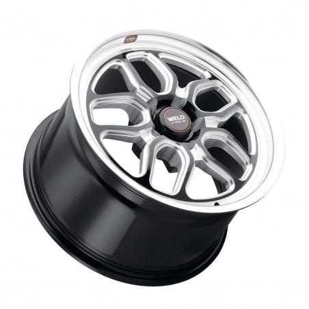Weld S10778063450 Laguna S107 Wheel 17x8 5x120.65 ET0 BS4.5 Gloss Black MIL - DIA