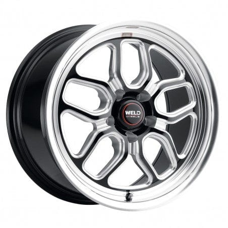 Weld S10778073450 Laguna S107 Wheel 17x8 5x127 ET0 BS4.5 Gloss Black MIL - DIA