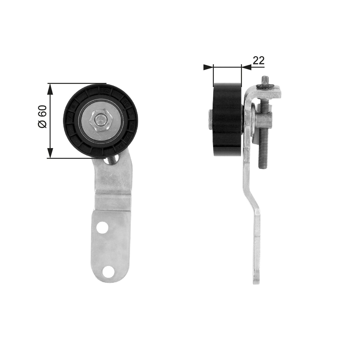 GATES GATT36074 V-Ribbed Belt Tensioner Lever