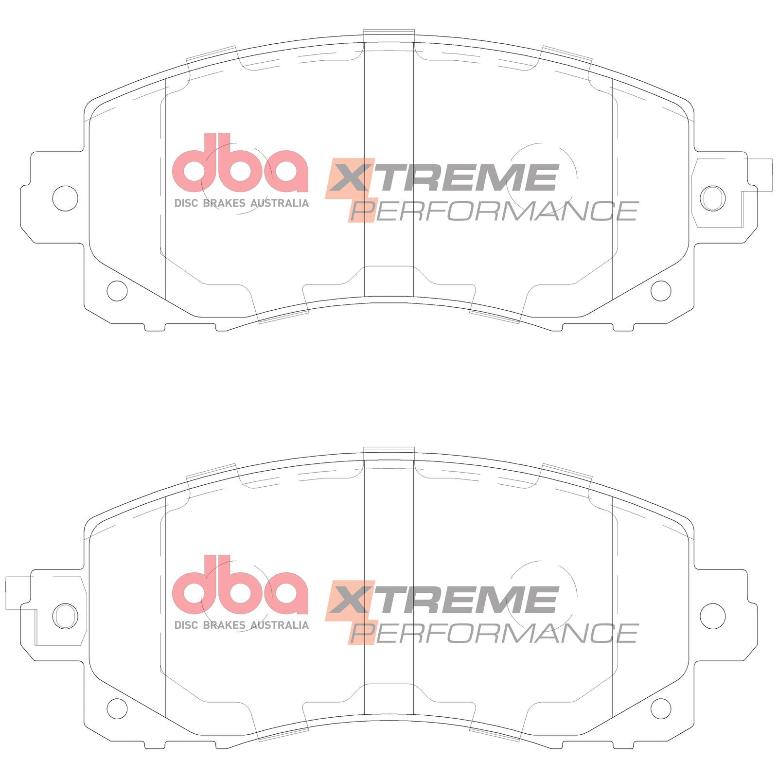 DBA DB15042XP High Performance Brake Pad Set