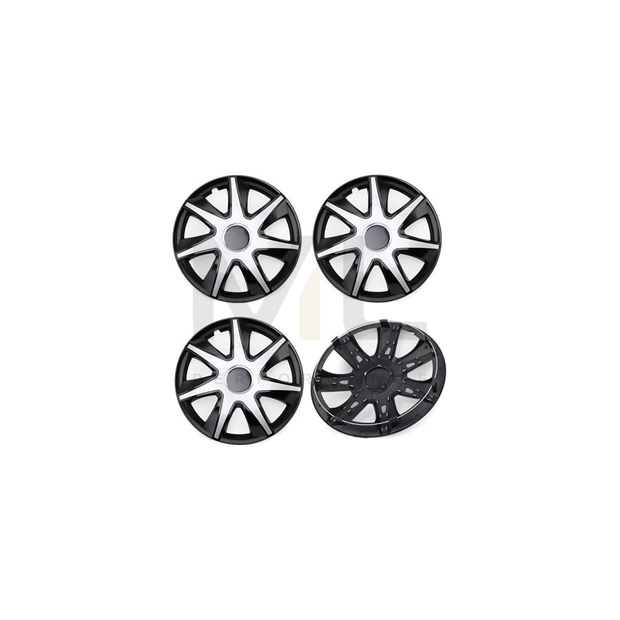 LEOPLAST RUN CZ SR 16 Wheel trims 16 Inch Black/Silver