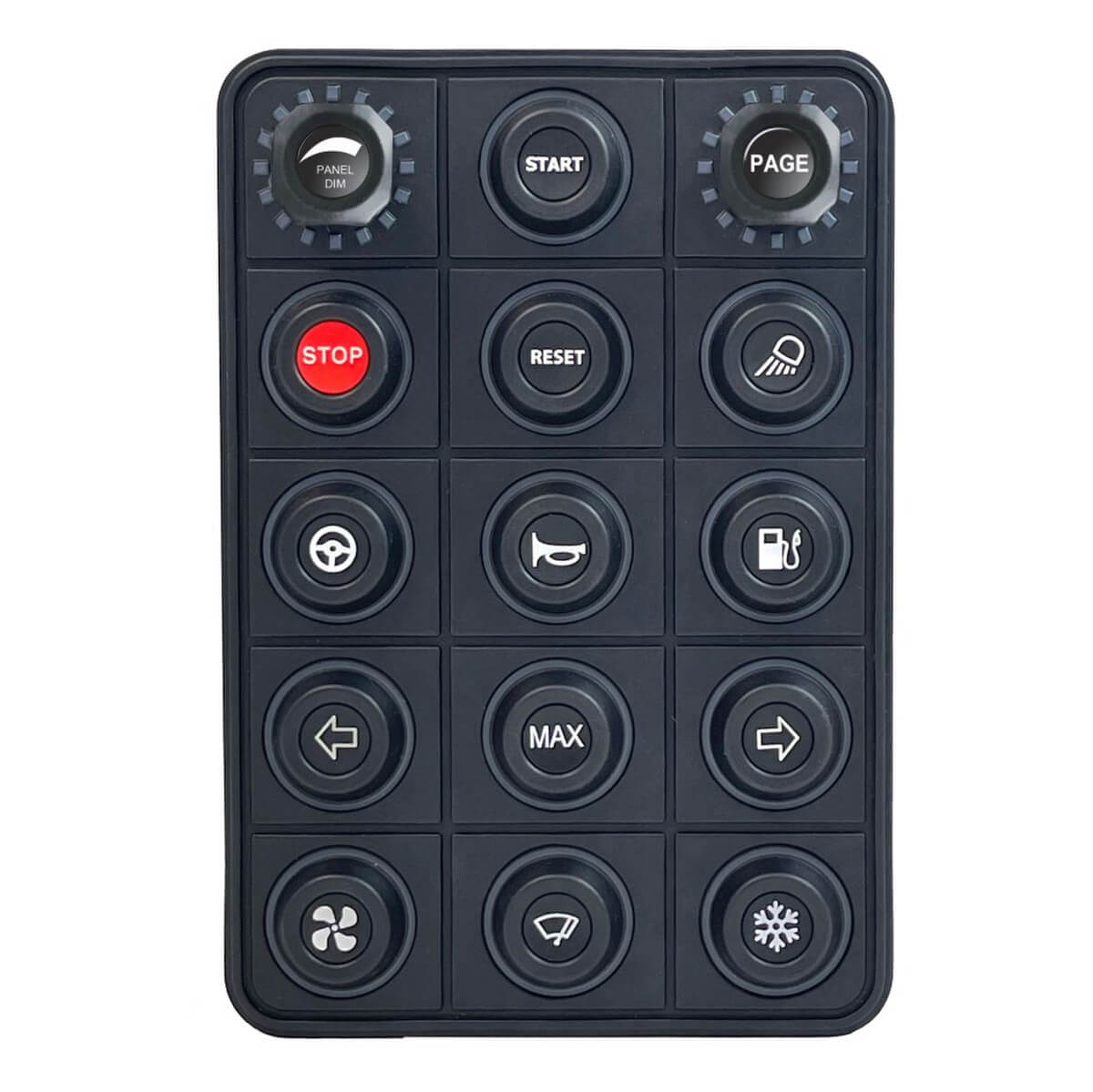 LINK ECU 101-0330 KEYPAD CAN-BUS 15 BUTTON + 2 ROTARY ENCODERS