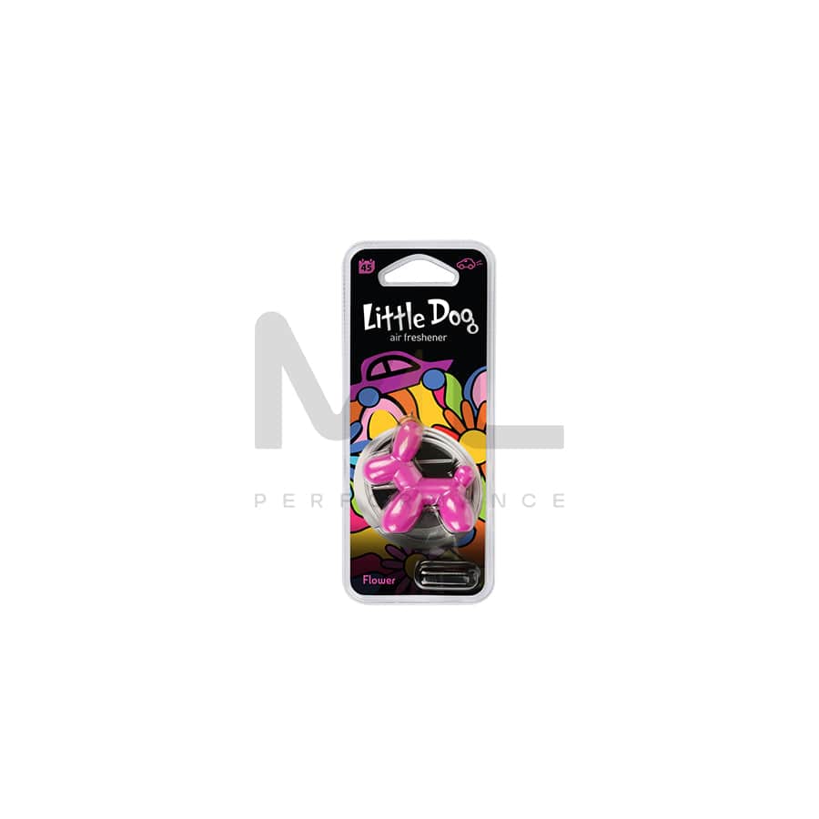 Little Joe Car Air Freshener - Little Dog Pink Flower