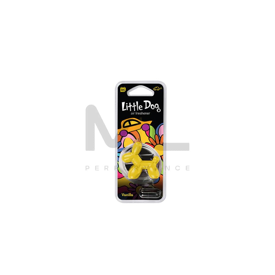 Little Joe Car Air Freshener - Little Dog Yellow Vanilla