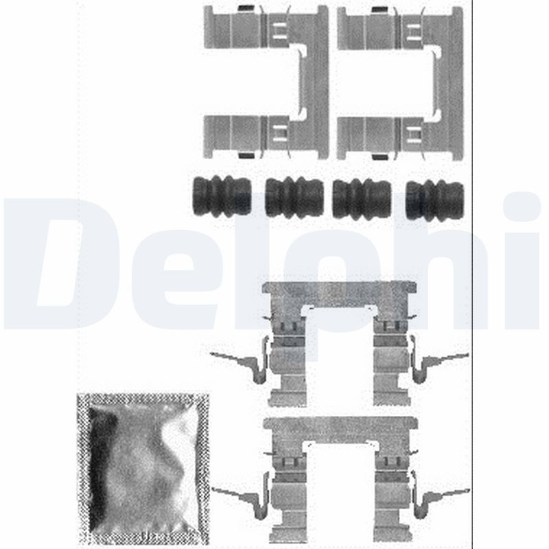 DELPHI LX0579 Disc Brake Pad Accessory Kit