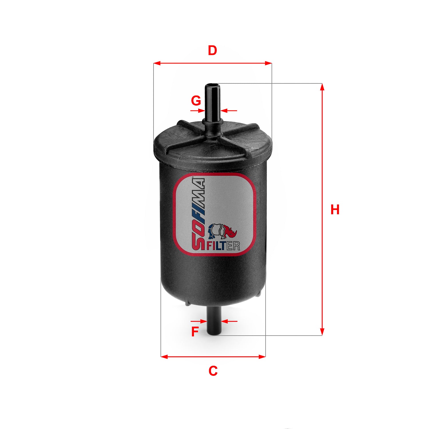SOFIMA S1948B Fuel Filter
