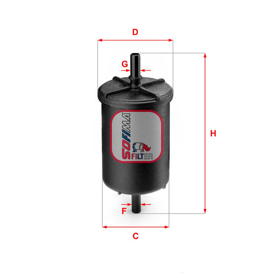 SOFIMA S1948B Fuel Filter