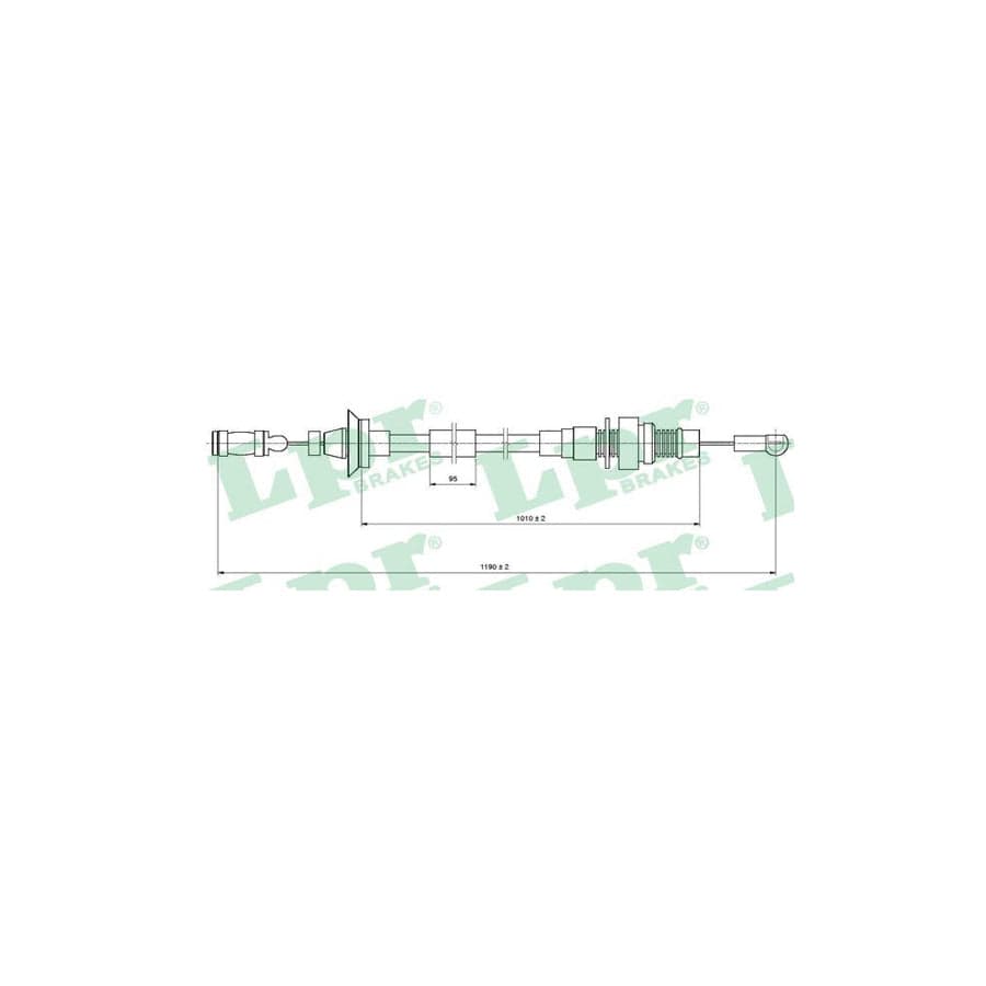 LPR C0005A Throttle Cable for FIAT DUCATO