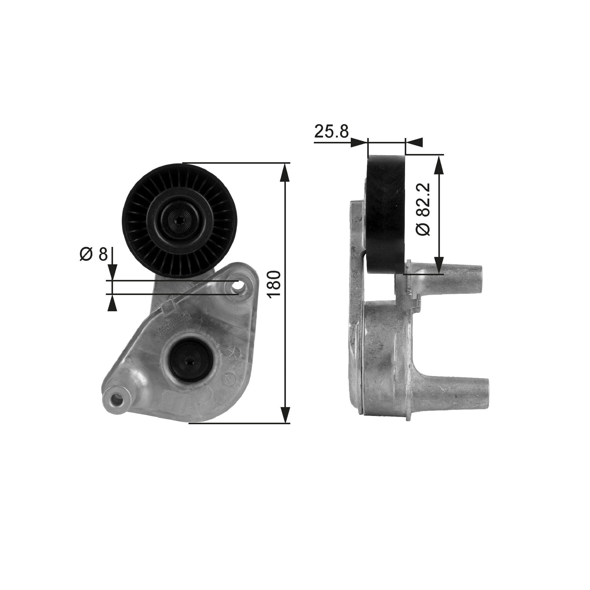 GATES GATT38149 V-Ribbed Belt Tensioner Lever