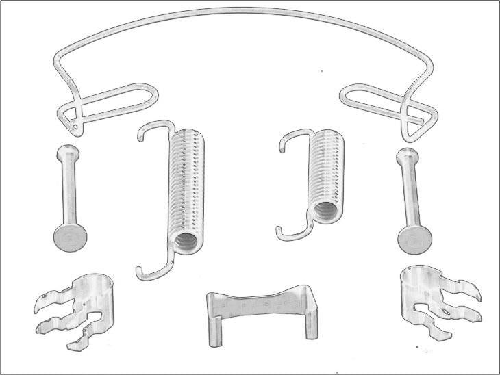 OE IVECO 42556774 Brake Shoes Accessory Kit