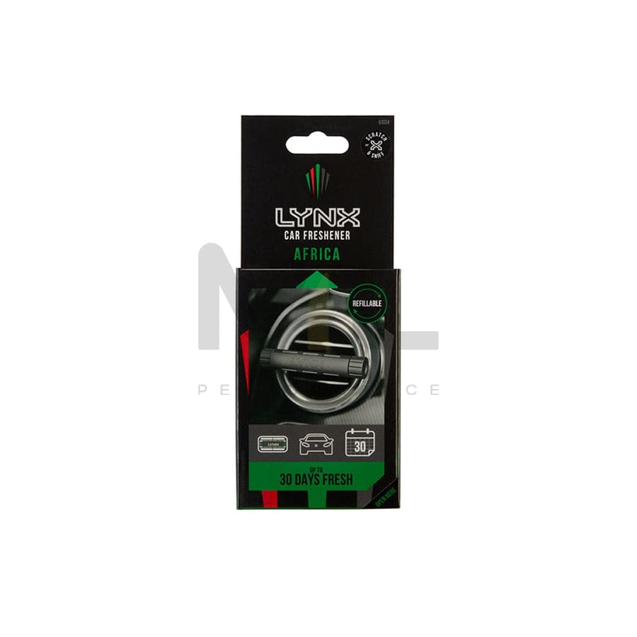 LYNX Refillable Vent Car Air Freshener - Africa