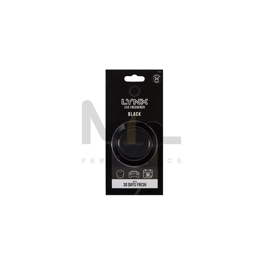 LYNX Gel Can Car Air Freshener - Black