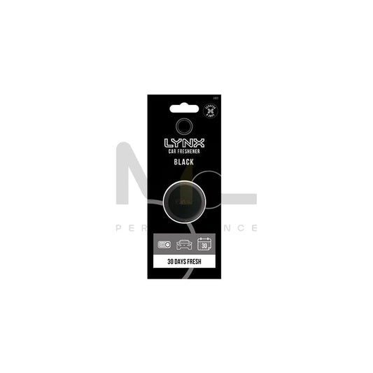 LYNX Mini Vent Clip Car Air Freshener - Black