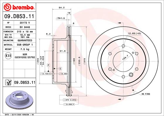 AUGER AUG70831 Disc Brake Caliper Repair Kit
