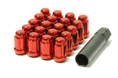 MUTEKI 41886R LUG NUTS KIT 12X1.50 RED (CLOSE END)