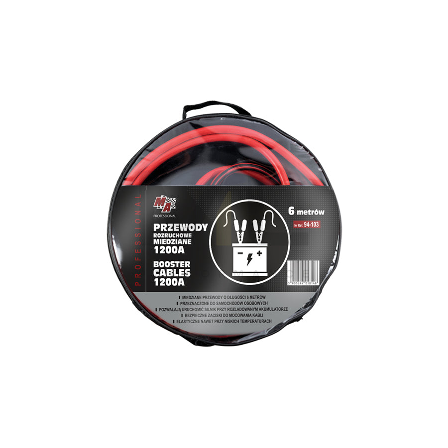 MA PROFESSIONAL 94-103 Jump leads with overvoltage protection, 1200A