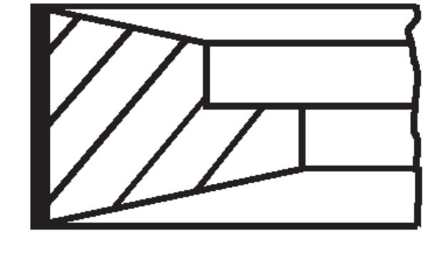 Mahle 06177N0 - Piston Ring Kit