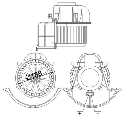Mahle AB113000S - Interior Blower