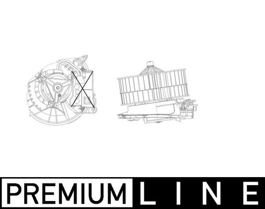 Mahle AB25000P - Interior Blower
