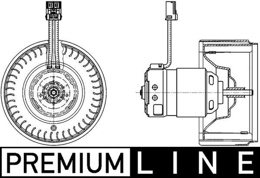 Mahle AB71000P - Interior Blower