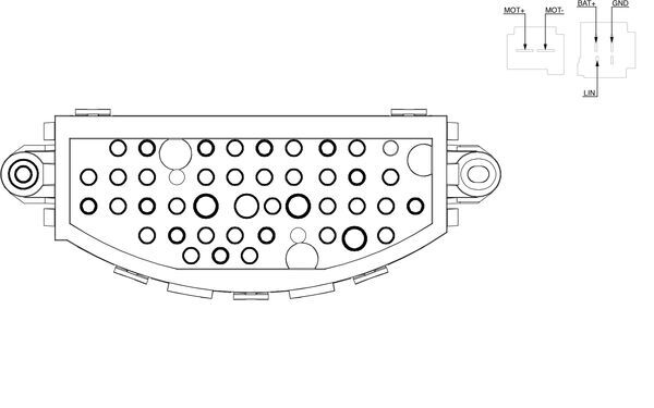 Mahle ABR22000S - Regulator, interior blower