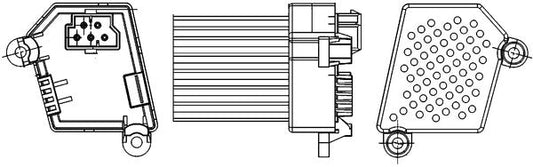 Mahle ABR33000S - Regulator, interior blower