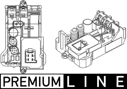 Mahle ABR8000P - Regulator, interior blower
