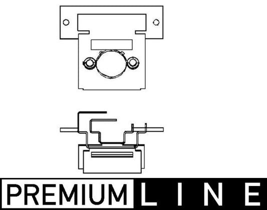 Mahle ABR81000P - Resistor, interior blower