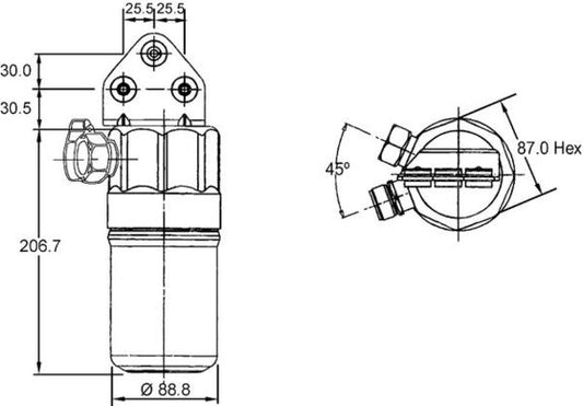 Mahle AD187000S - Dryer, air conditioning