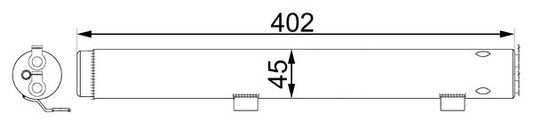 Mahle AD285000S - Dryer, air conditioning