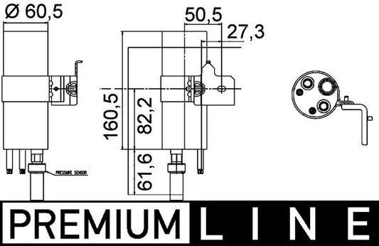 Mahle AD290000P - Dryer, air conditioning
