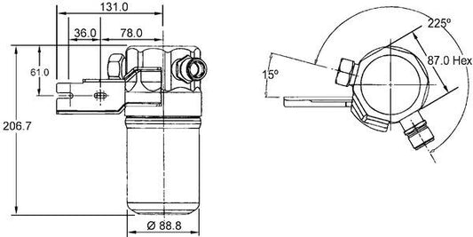 Mahle AD42000S - Dryer, air conditioning