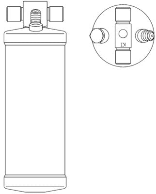 Mahle AD55000S - Dryer, air conditioning