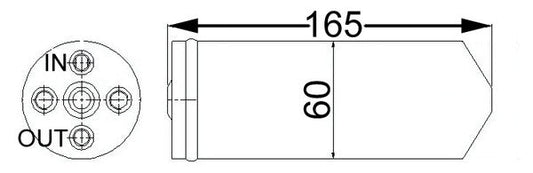 Mahle AD61000S - Dryer, air conditioning