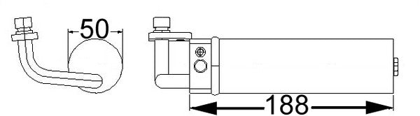 Mahle AD67000S - Dryer, air conditioning