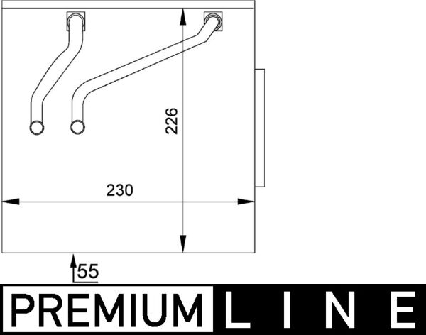 Mahle AE49000P - Evaporator, air conditioning