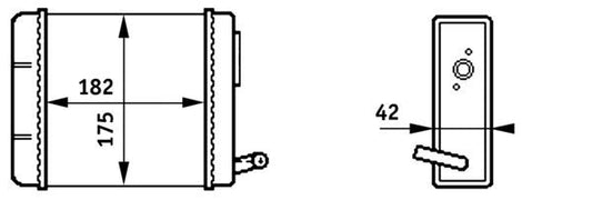 Mahle AH150000S - Heat Exchanger, interior heating