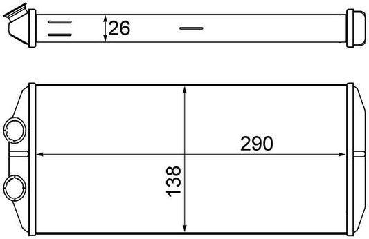 Mahle AH15000S - Heat Exchanger, interior heating