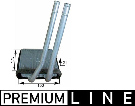Mahle AH178000P - Heat Exchanger, interior heating
