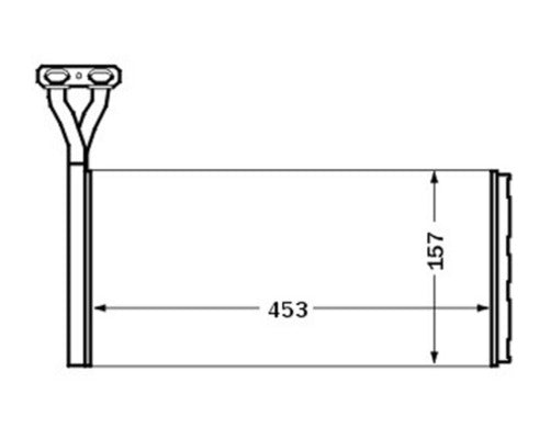 Mahle AH46000S - Heat Exchanger, interior heating